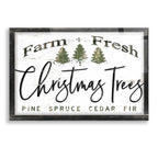 Farm Fresh Christmas Trees II by Cindy Jacobs acrylic glass wall art