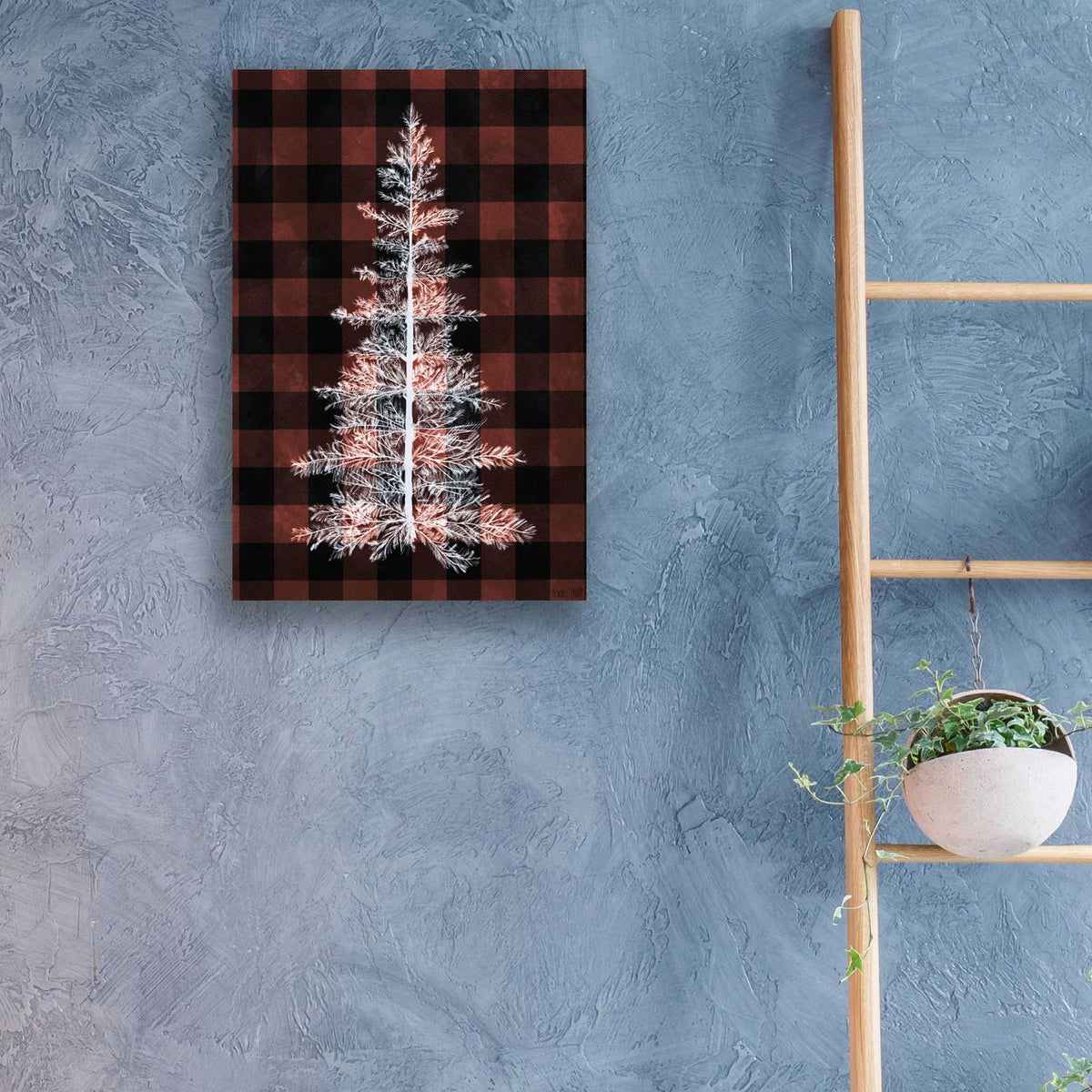 Buffalo Pine Red by House Fenway - 16x24 acrylic wall art in a room