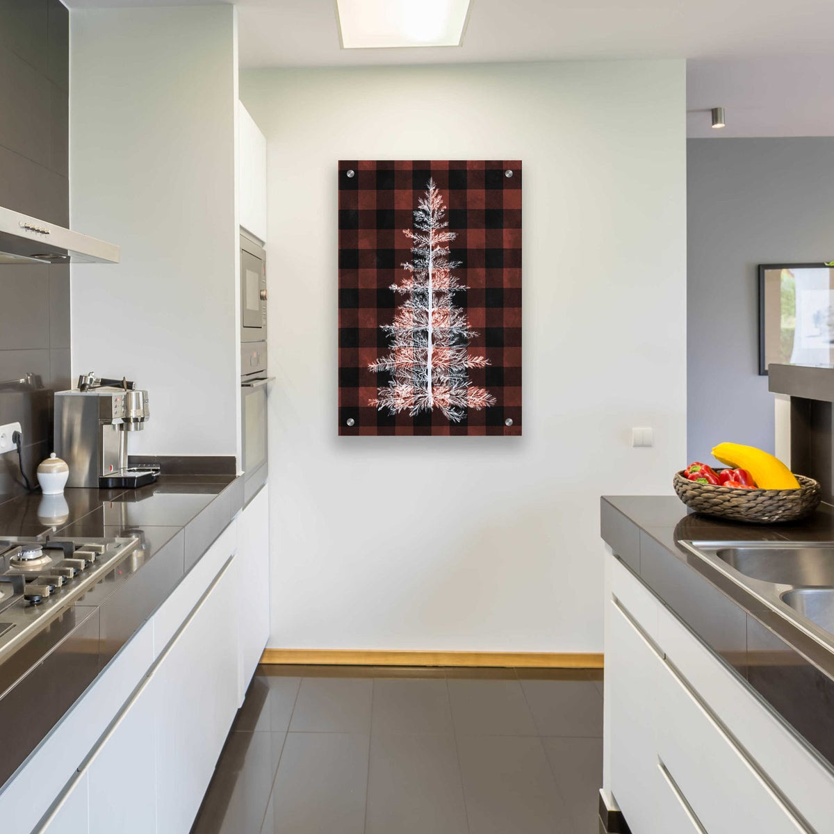 Buffalo Pine Red by House Fenway - 24x36 acrylic wall art in a room