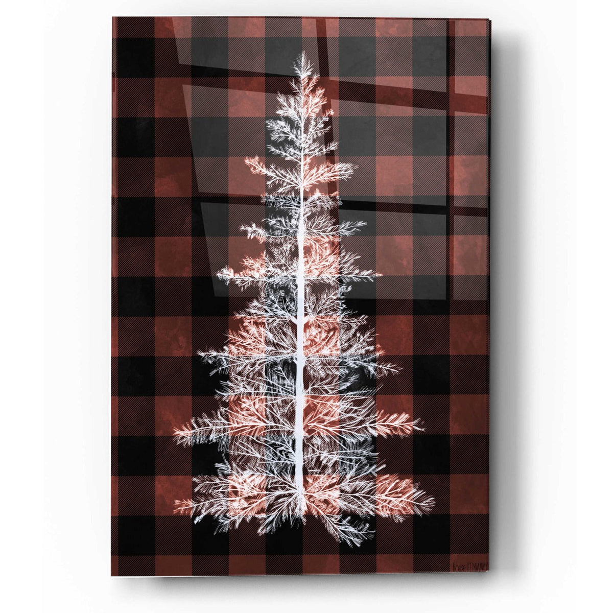 Buffalo Pine Red by House Fenway acrylic glass wall art