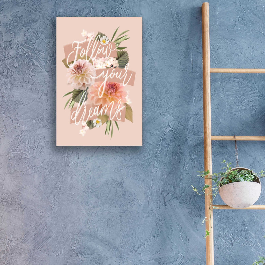 Follow Your Dreams by House Fenway - 16x24 acrylic wall art in a room