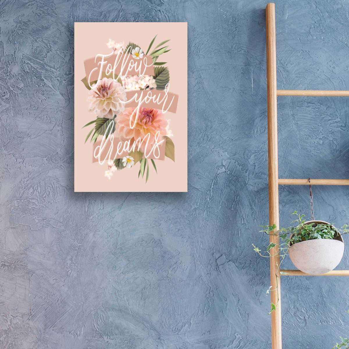 Follow Your Dreams by House Fenway - 16x24 acrylic wall art in a room