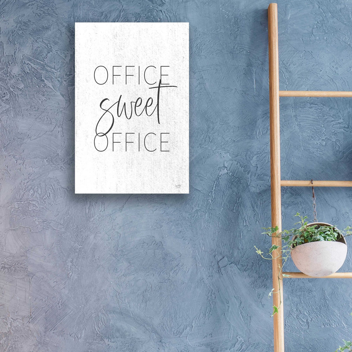 Epic Art 'Office Sweet Office' by Lux + Me, Acrylic Glass Wall Art,16x24