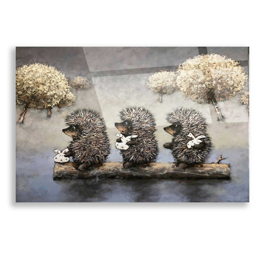 Epic Art 'Hedgehog Dreamland' by Alexander Gunin, Acrylic Glass Wall Art