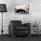 Gilded Onyx by Anna Hambly - 24x16 acrylic wall art in a room