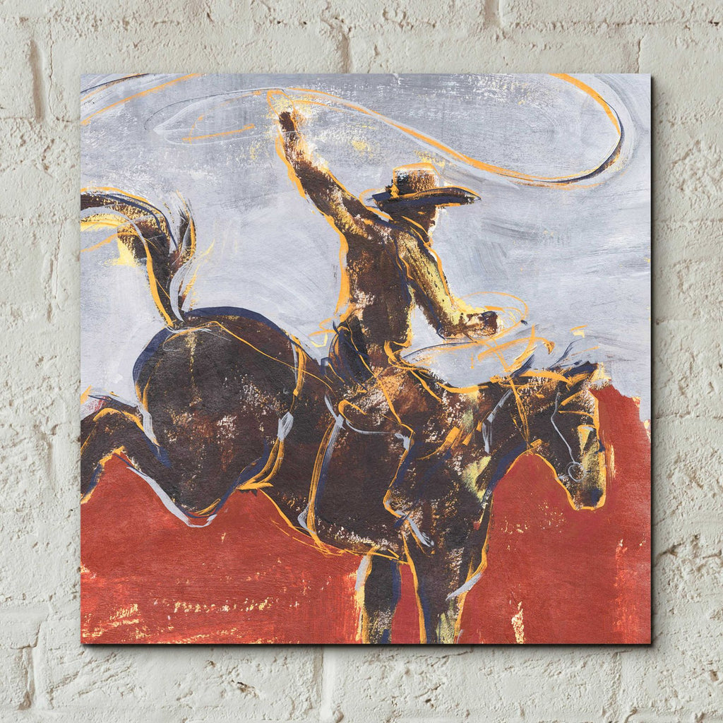 Morning Roundup I by Annie Warren - 12x12 acrylic wall art in a room