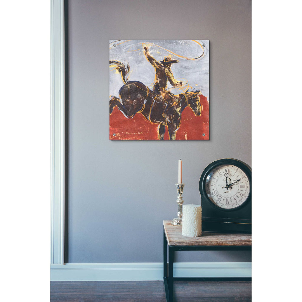 Morning Roundup I by Annie Warren - 24x24 acrylic wall art in a room