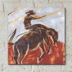 Morning Roundup II by Annie Warren - 12x12 acrylic wall art in a room