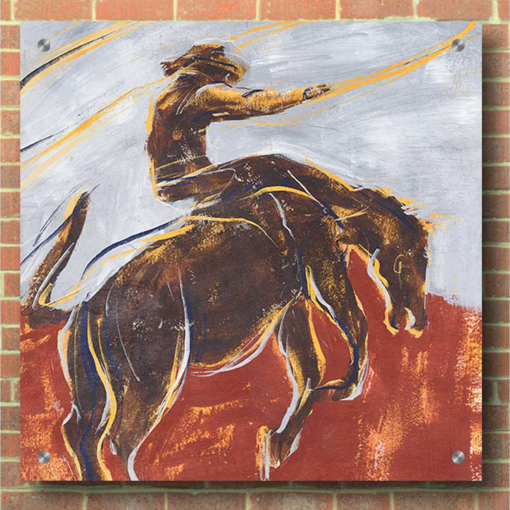 Morning Roundup II by Annie Warren - 36x36 acrylic wall art in a room