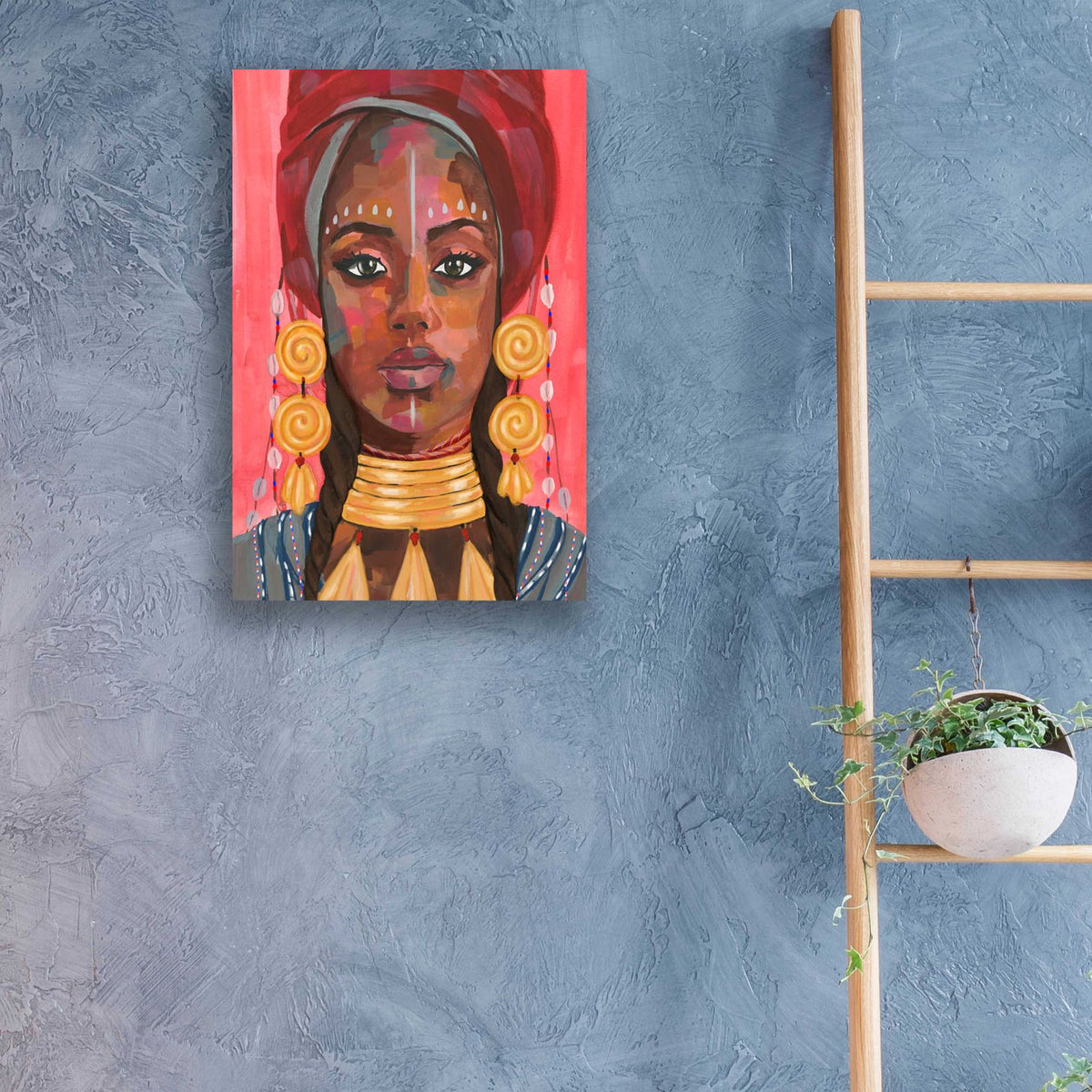 Ornament Empress I by Annie Warren - 16x24 acrylic wall art in a room