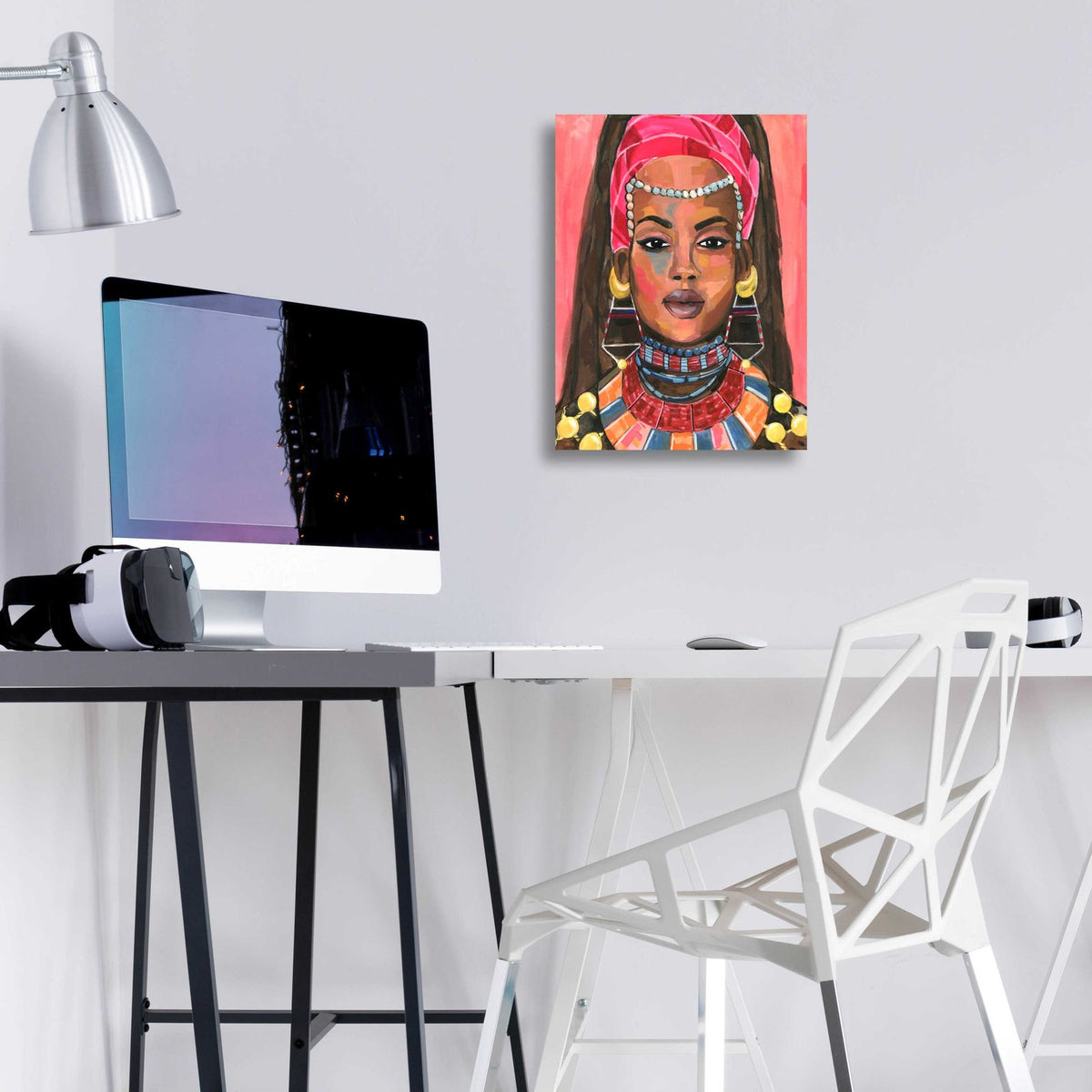 Ornament Empress II by Annie Warren - 12x16 acrylic wall art in a room