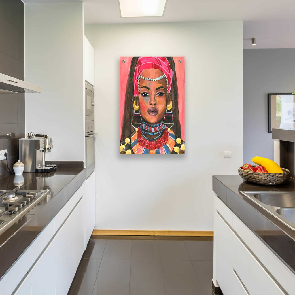 Ornament Empress II by Annie Warren - 24x36 acrylic wall art in a room