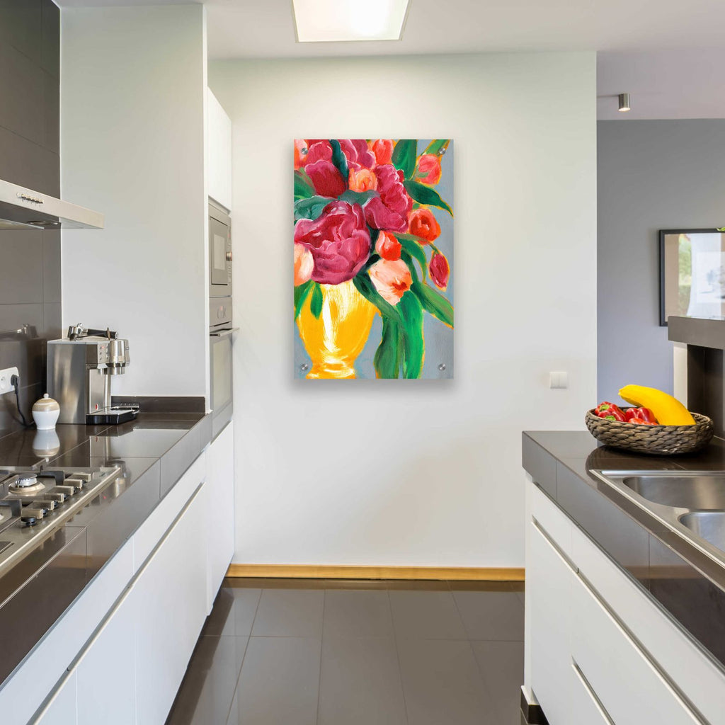 Plush Harvest II by Annie Warren - 24x36 acrylic wall art in a room