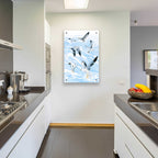 Seagull Soiree I by Annie Warren - 24x36 acrylic wall art in a room