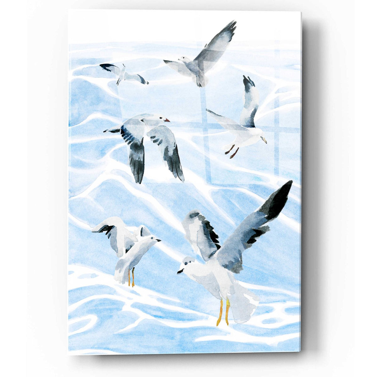 Seagull Soiree I by Annie Warren acrylic glass wall art