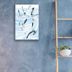 Seagull Soiree II by Annie Warren - 16x24 acrylic wall art in a room