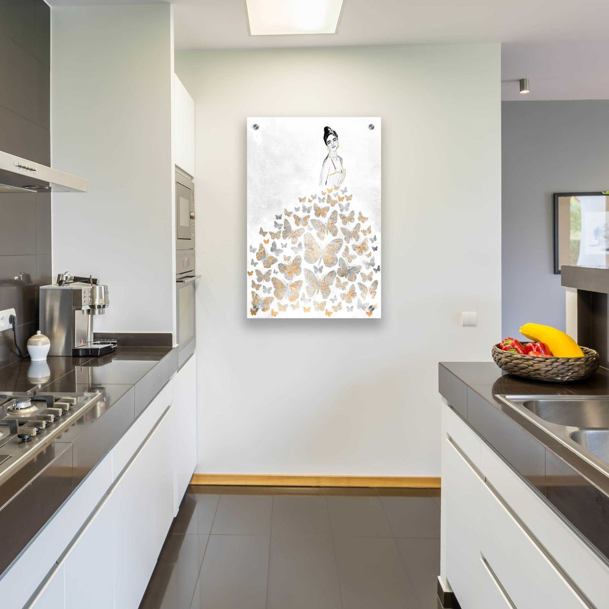 Fluttering Gown I by Annie Warren - 24x36 acrylic wall art in a room