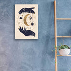 Moon Hands I by Annie Warren - 16x24 acrylic wall art in a room