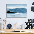 Indigo Range I by Annie Warren - 16x12 acrylic wall art in a room