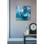 Abstract Blues II by Christina Long - 24x24 acrylic wall art in a room