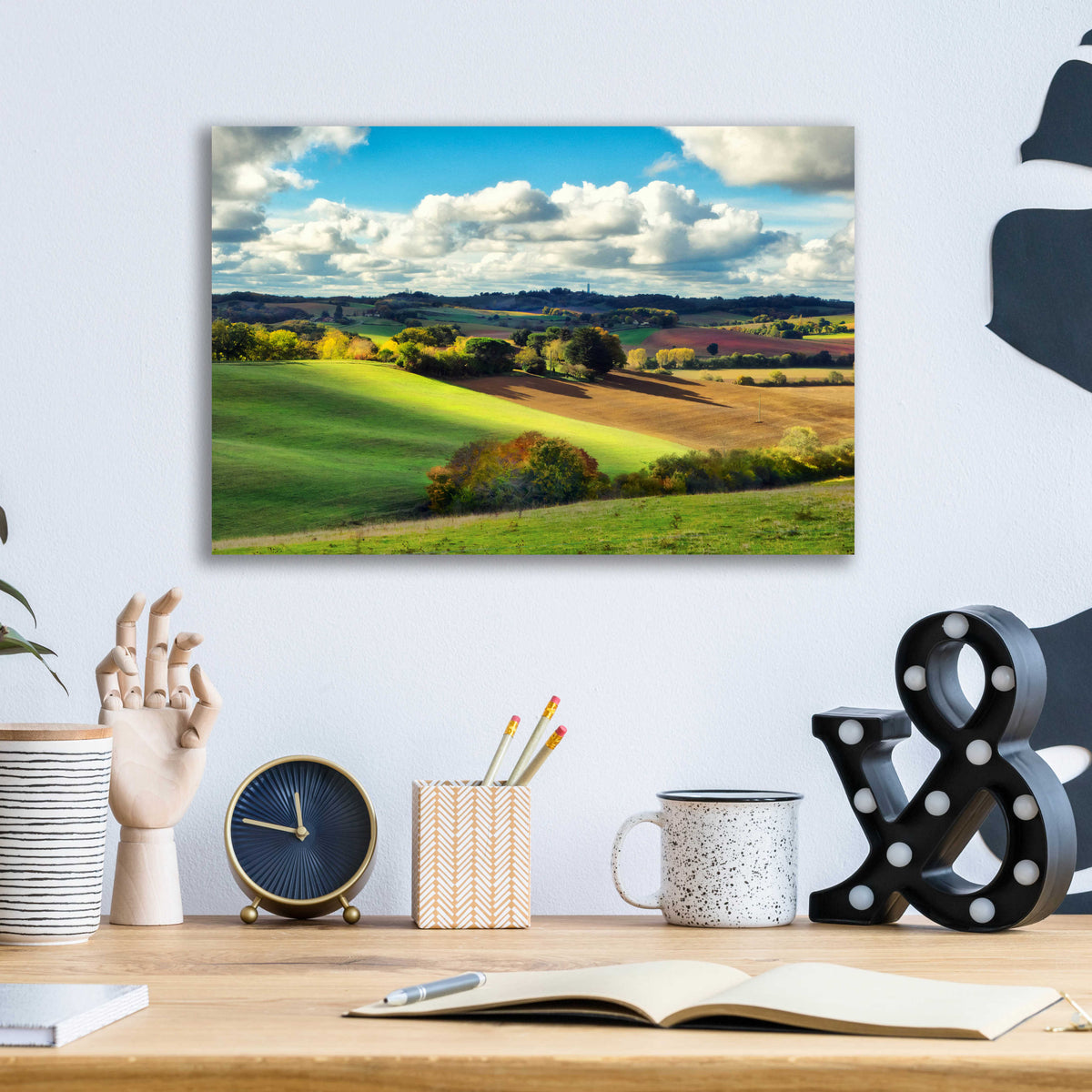 Pastoral Countryside III by Colby Chester - 16x12 acrylic wall art in a room