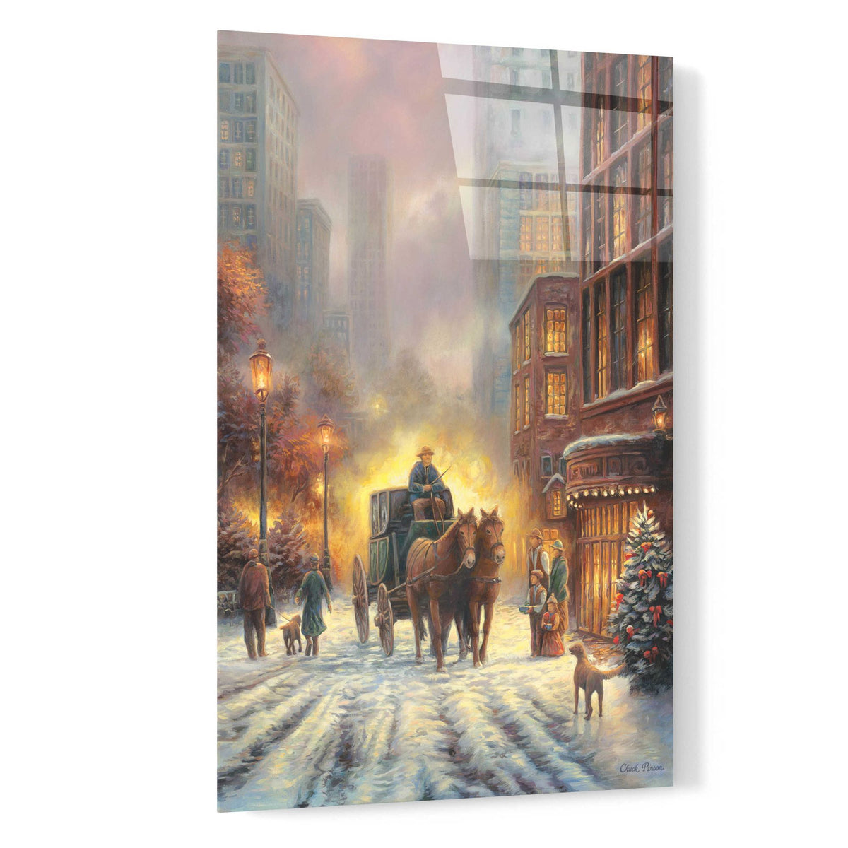 Epic Art 'Carriage Ride' by Chuck Pinson, Acrylic Glass Wall Art,16x24