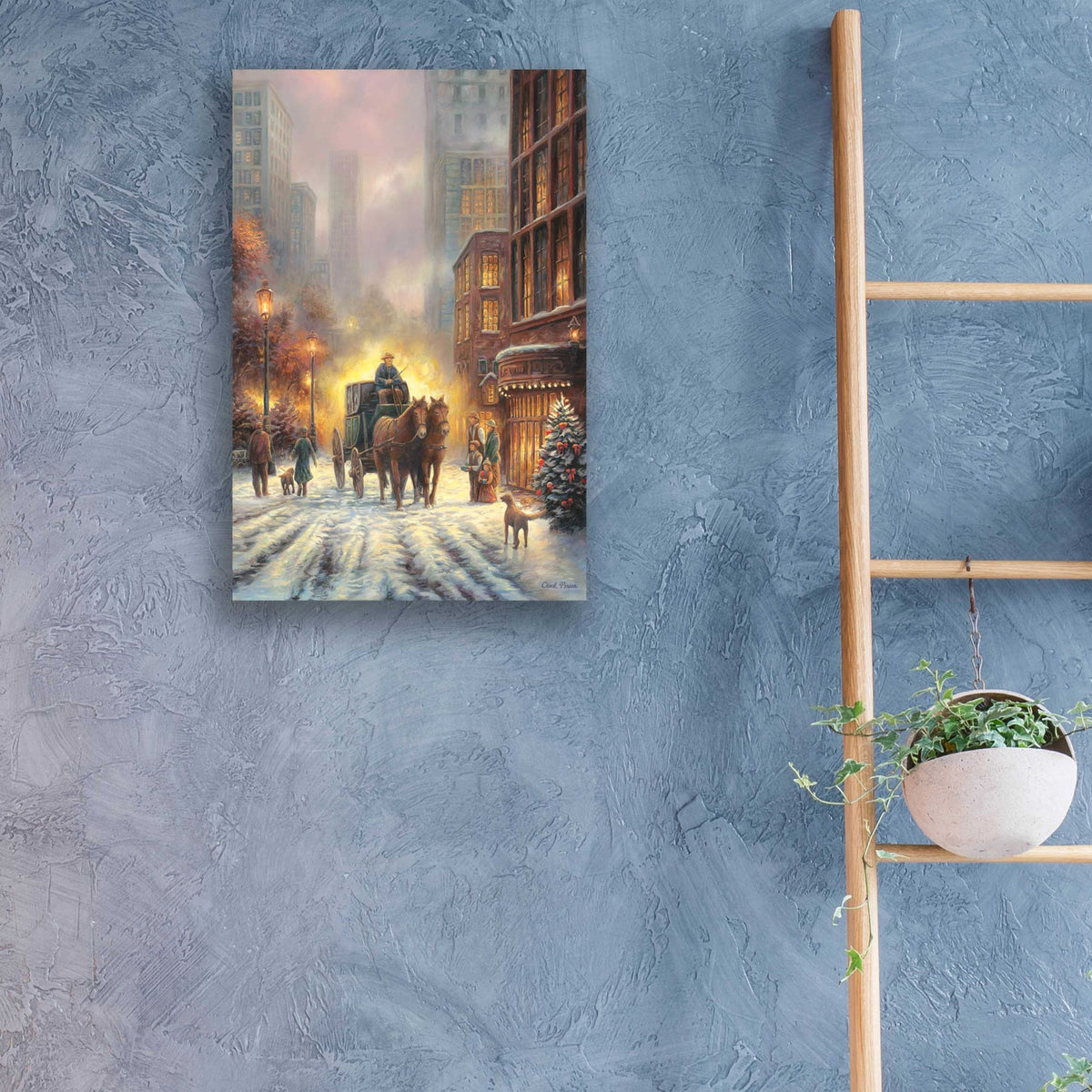 Epic Art 'Carriage Ride' by Chuck Pinson, Acrylic Glass Wall Art,16x24