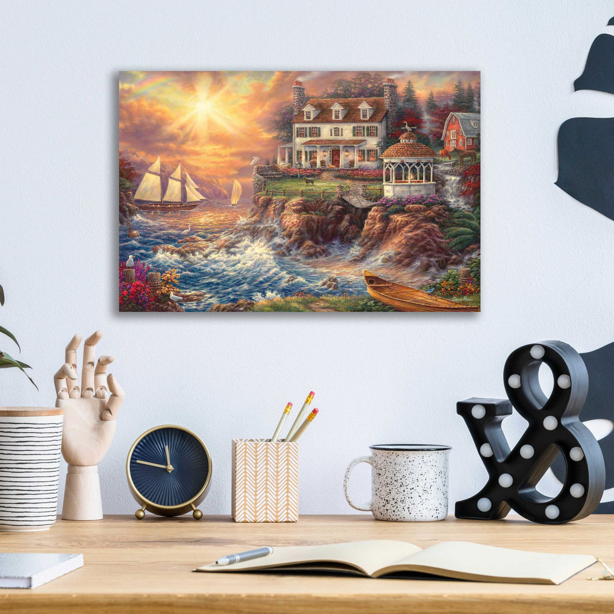 Epic Art 'Life Above the Fray' by Chuck Pinson, Acrylic Glass Wall Art,16x12