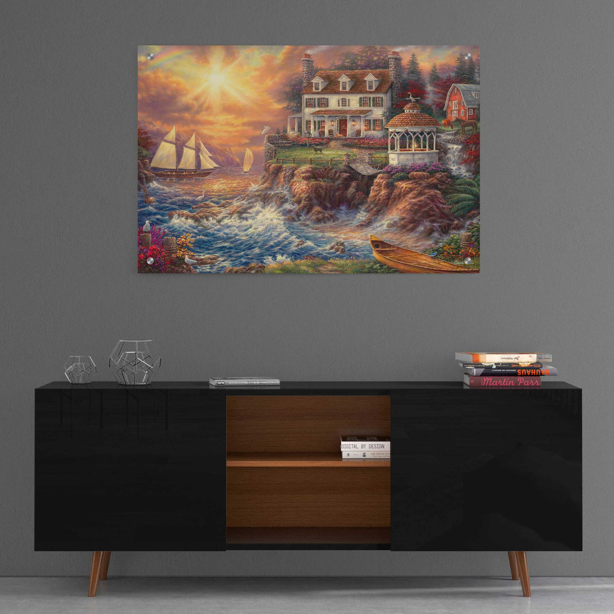 Epic Art 'Life Above the Fray' by Chuck Pinson, Acrylic Glass Wall Art,36x24
