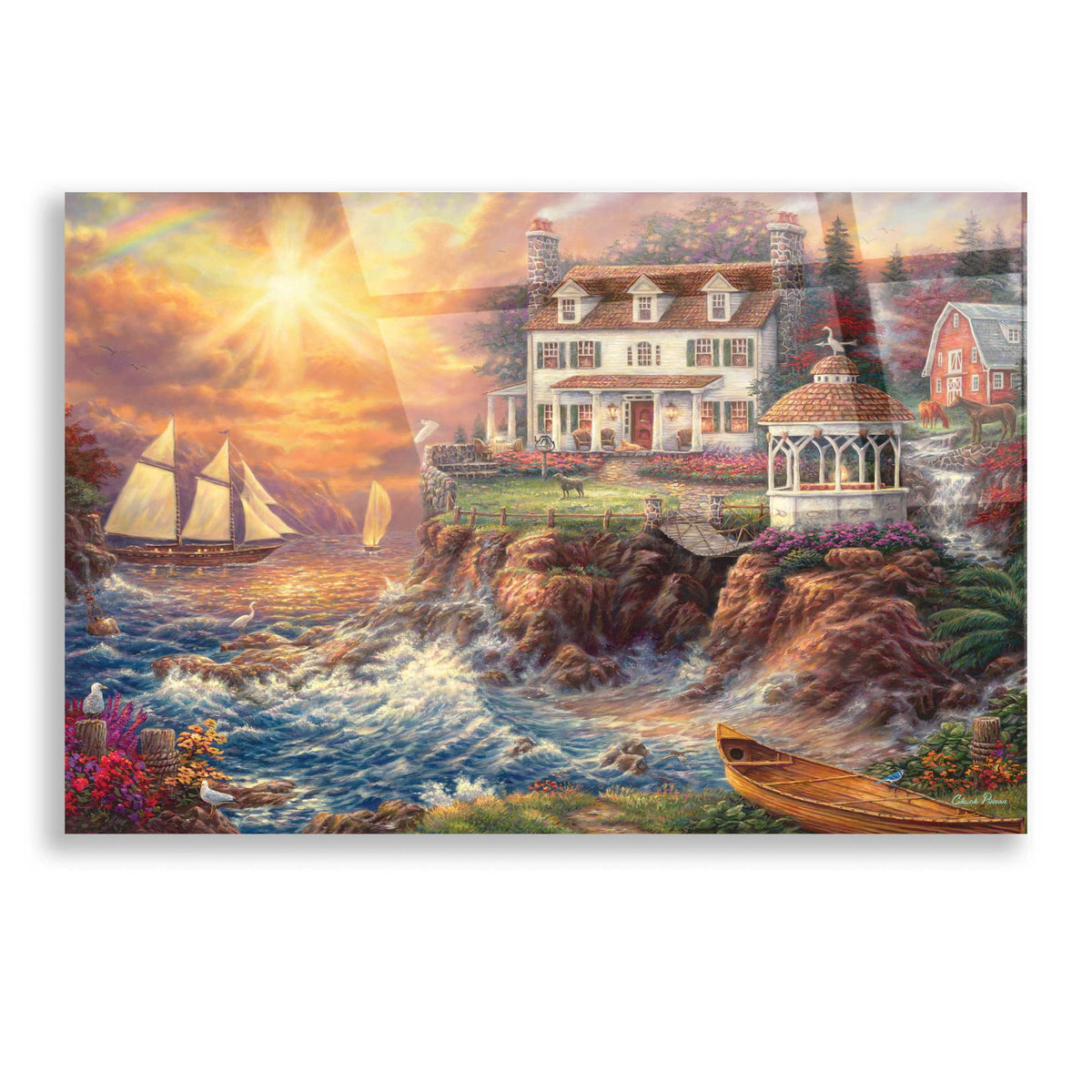 Epic Art 'Life Above the Fray' by Chuck Pinson, Acrylic Glass Wall Art