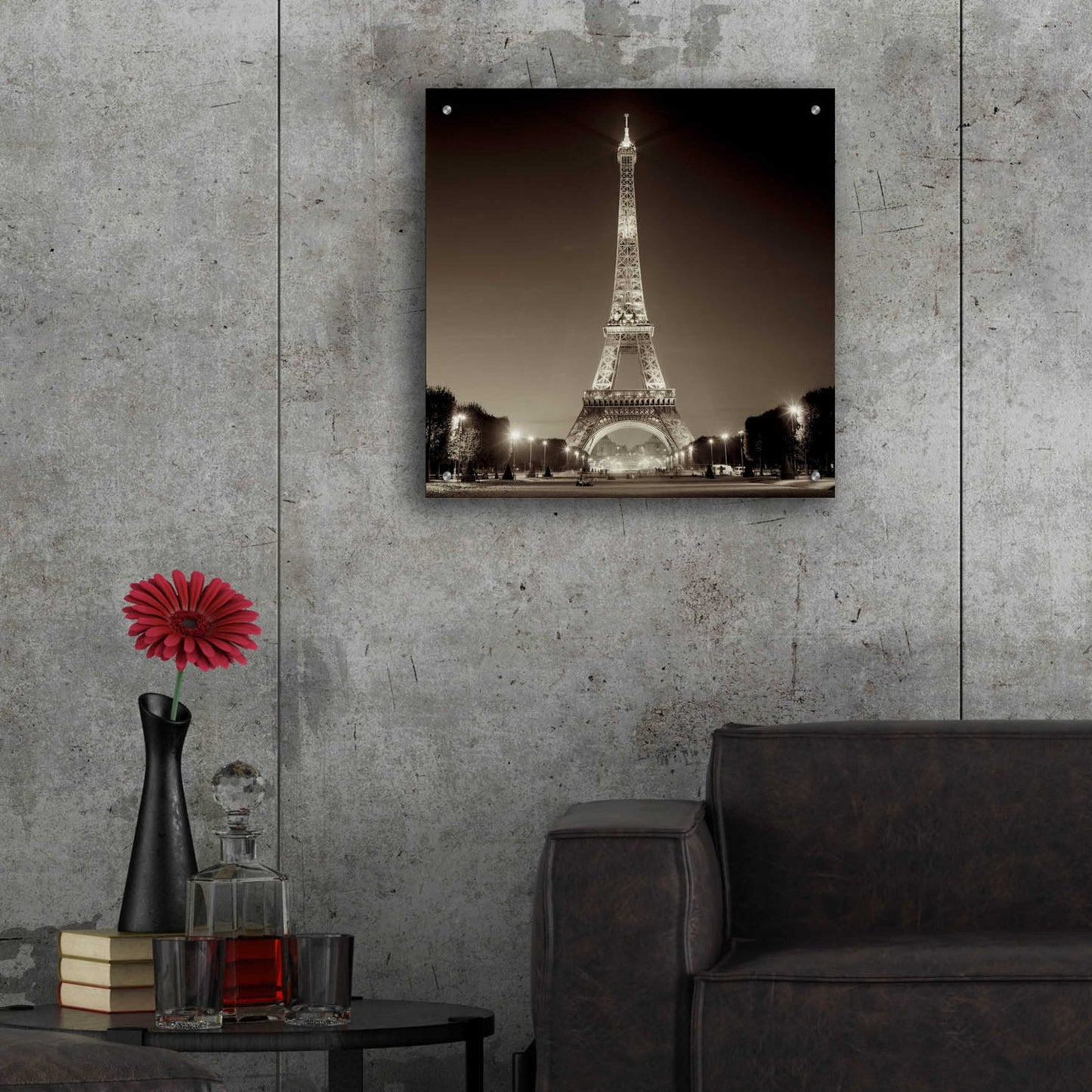 Epic Art 'Tour Eiffel 1' by Alan Blaustein Acrylic Glass Wall Art,24x24