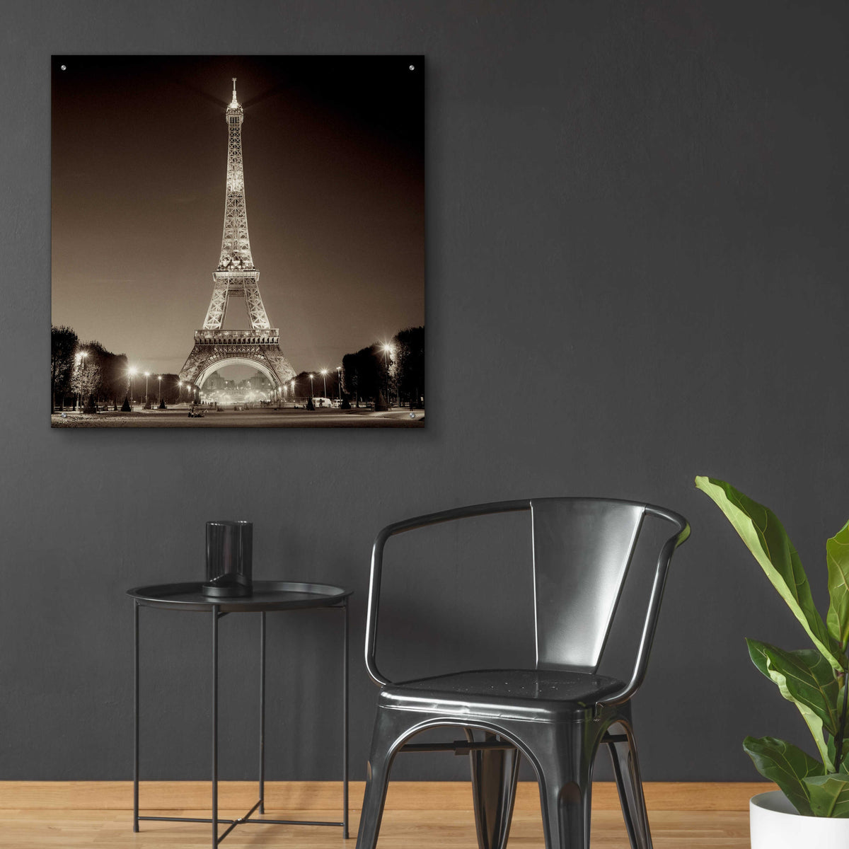 Epic Art 'Tour Eiffel 1' by Alan Blaustein Acrylic Glass Wall Art,36x36