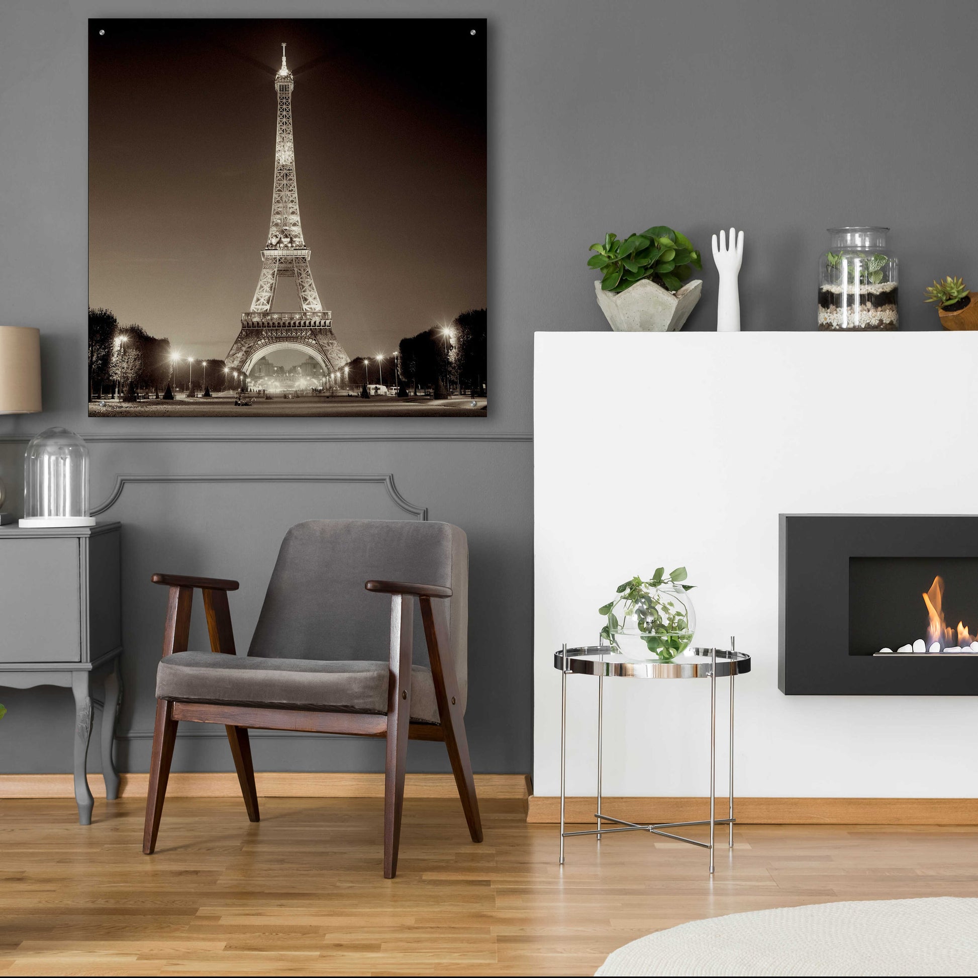 Epic Art 'Tour Eiffel 1' by Alan Blaustein Acrylic Glass Wall Art,36x36