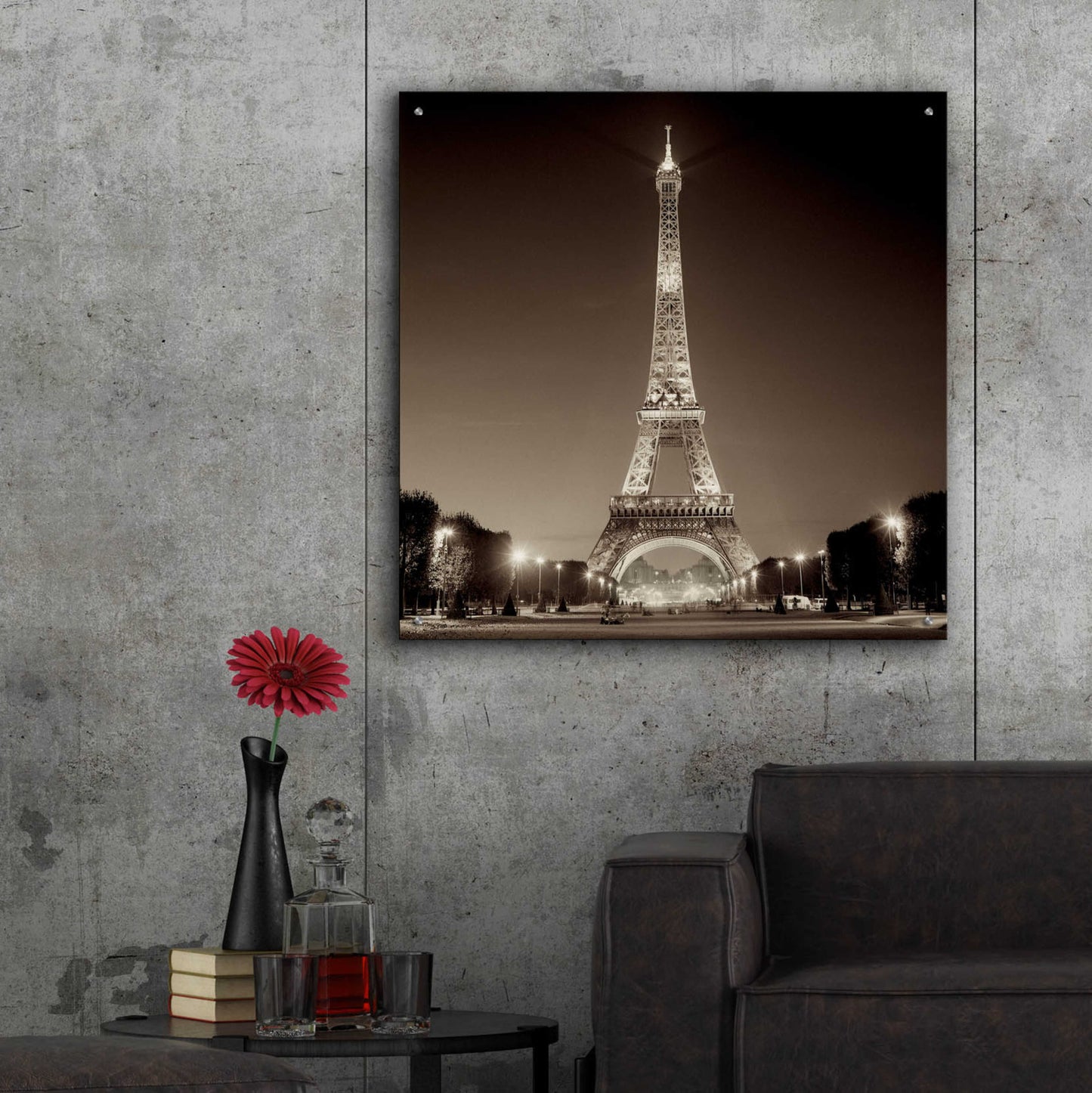 Epic Art 'Tour Eiffel 1' by Alan Blaustein Acrylic Glass Wall Art,36x36