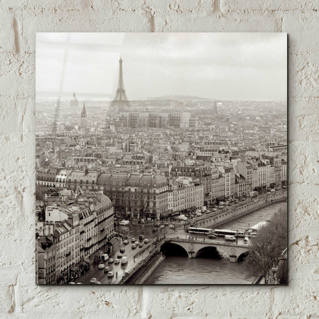 Epic Art 'Above Paris 25' by Alan Blaustein Acrylic Glass Wall Art,12x12