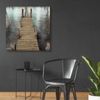 Epic Art 'Annecy Pier' by Alan Blaustein Acrylic Glass Wall Art,36x36
