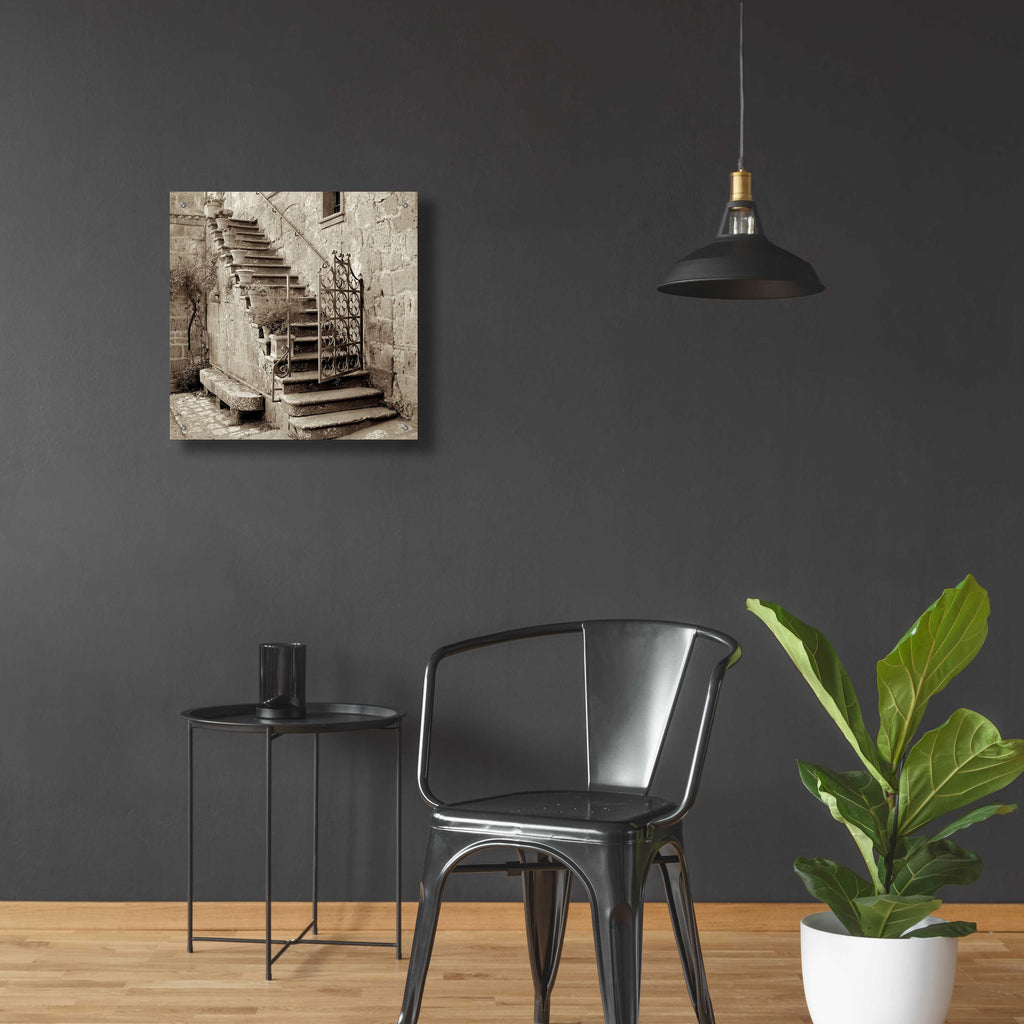 Epic Art 'Umbria Scala 1' by Alan Blaustein Acrylic Glass Wall Art,24x24