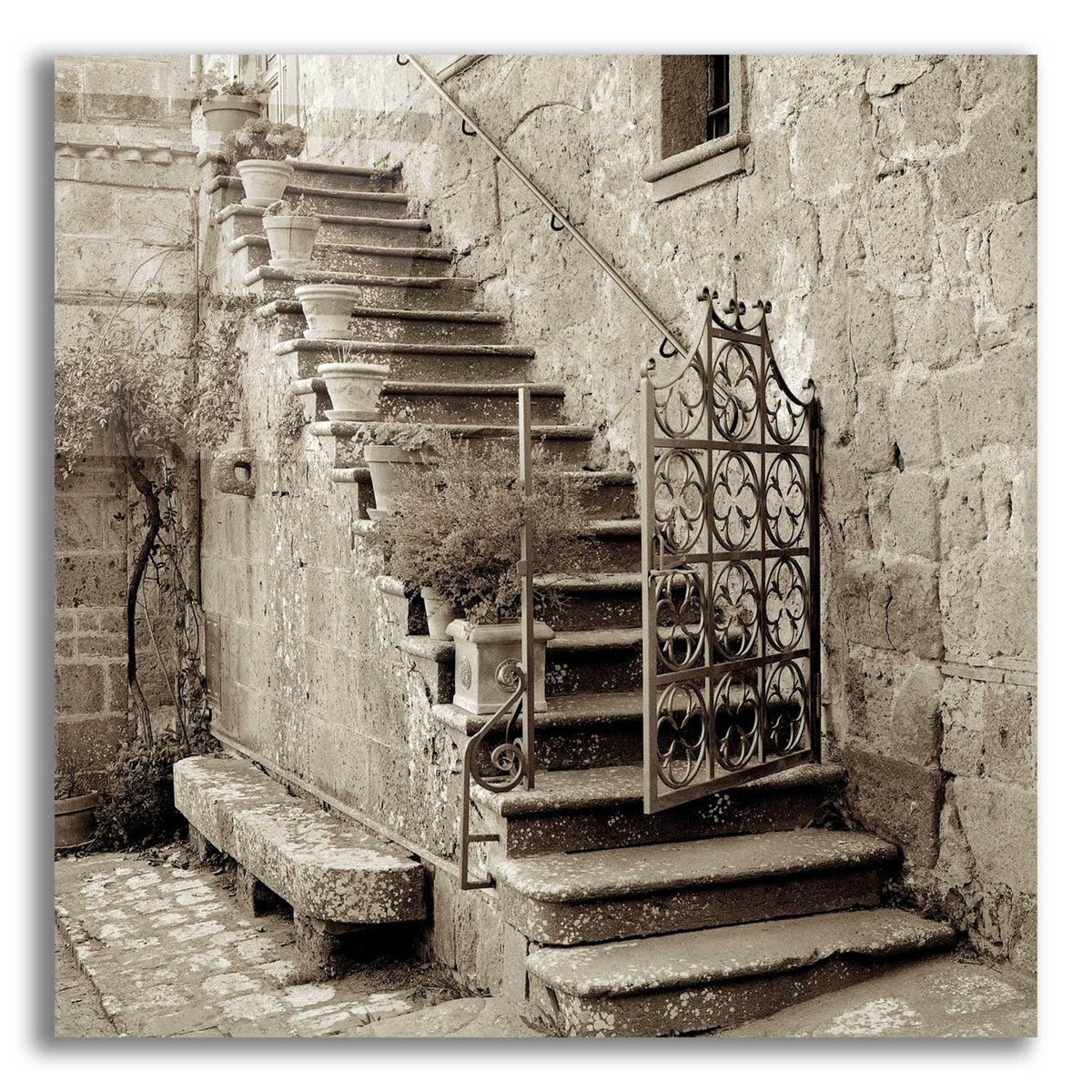Epic Art 'Umbria Scala 1' by Alan Blaustein Acrylic Glass Wall Art