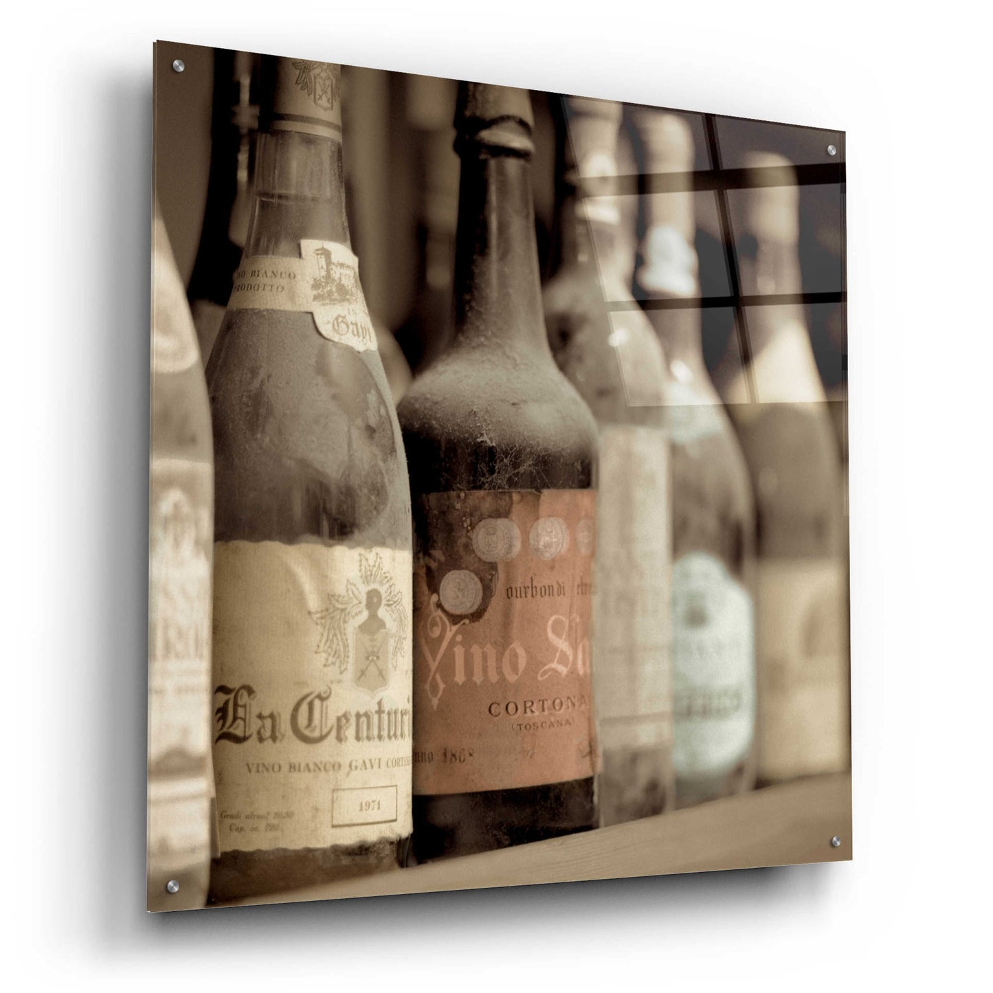 Epic Art 'Enoteca Cortona 1' by Alan Blaustein Acrylic Glass Wall Art,36x36