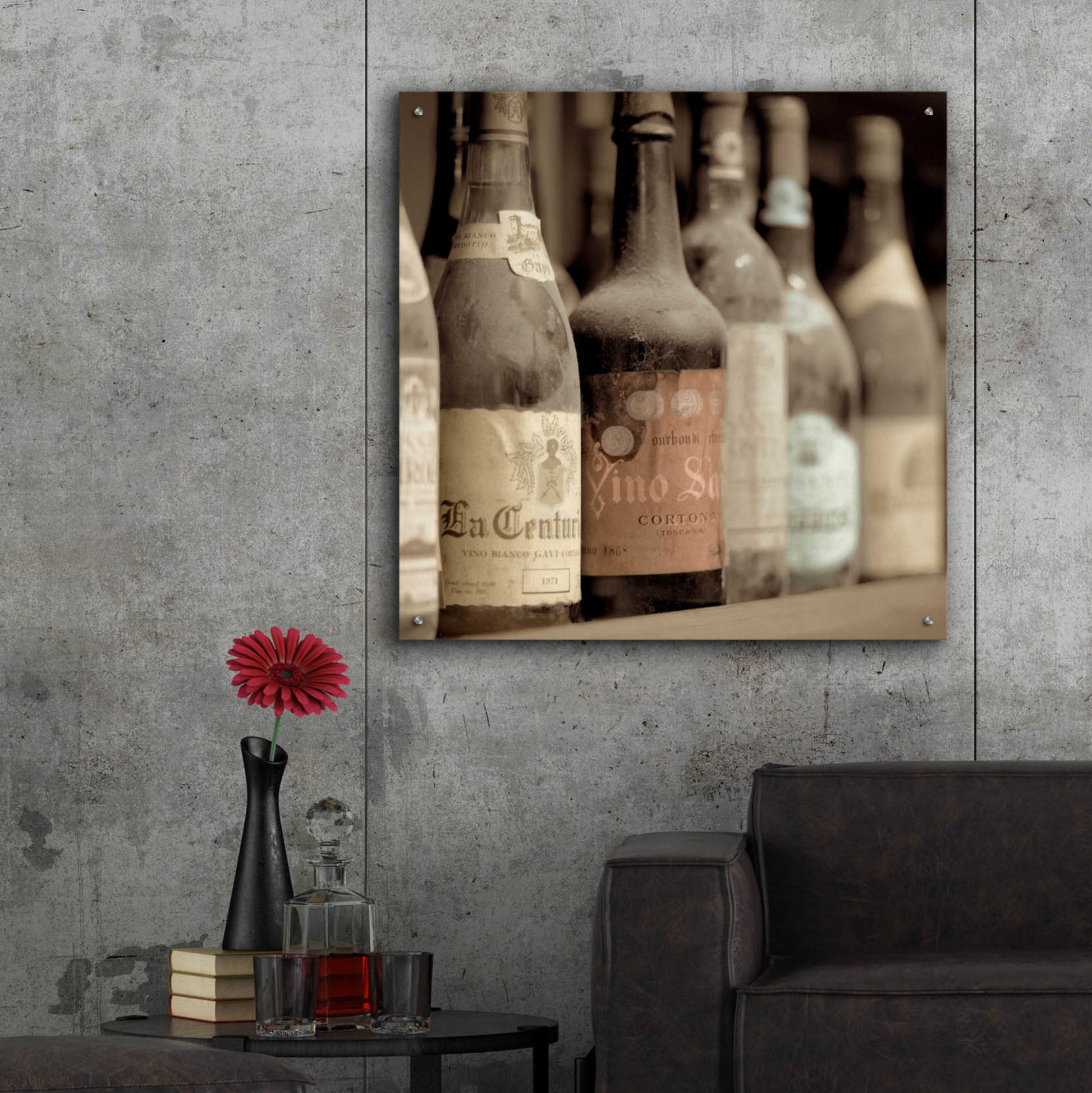 Epic Art 'Enoteca Cortona 1' by Alan Blaustein Acrylic Glass Wall Art,36x36