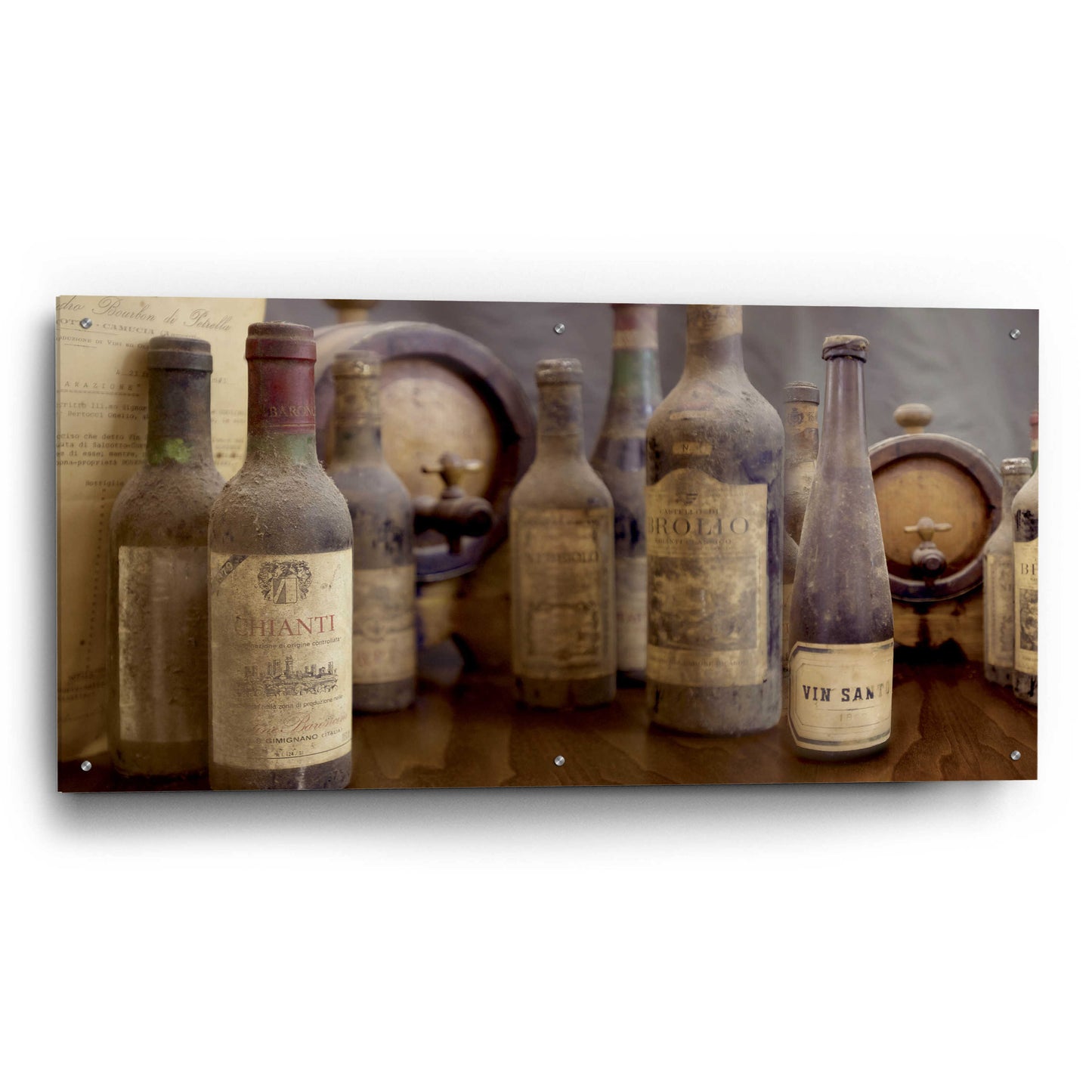 Epic Art 'Enoteca Cortona 5' by Alan Blaustein Acrylic Glass Wall Art,48x24