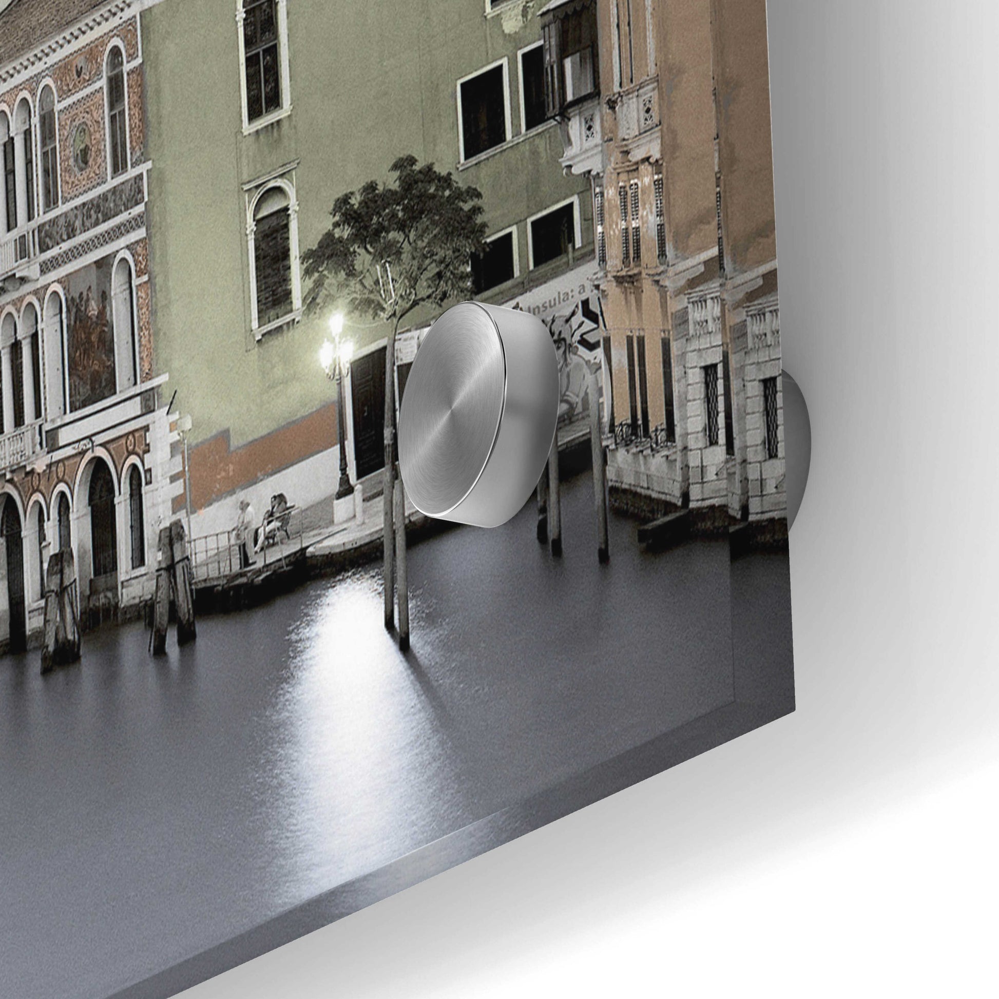 Epic Art 'Evening on the Grand Canal' by Alan Blaustein Acrylic Glass Wall Art,36x12