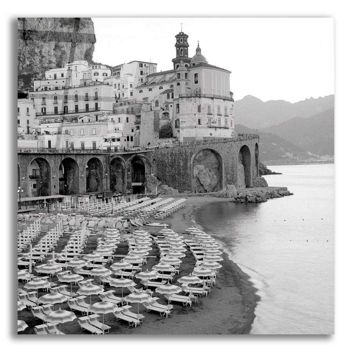 Epic Art 'Ombrellone da Spiaggia' by Alan Blaustein Acrylic Glass Wall Art