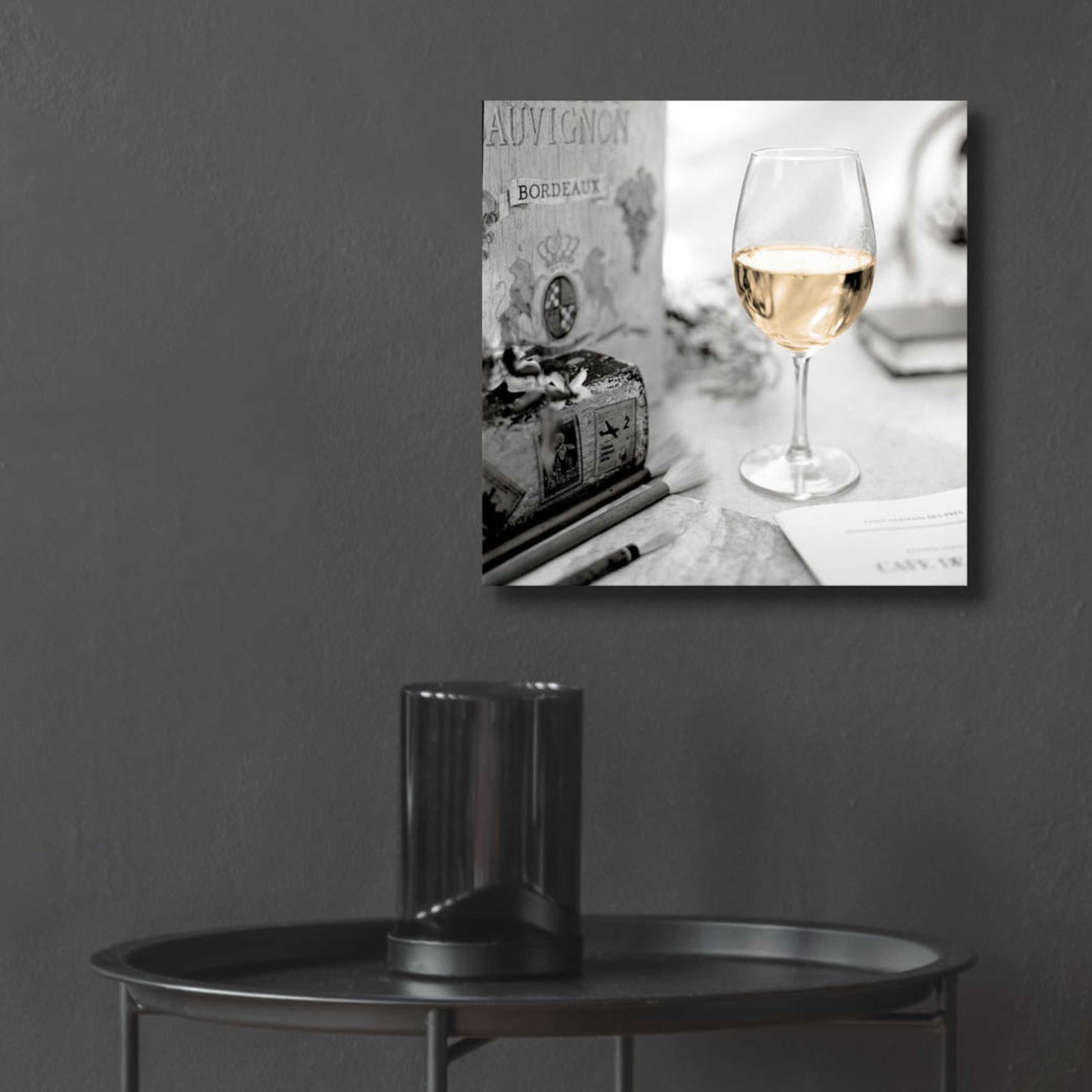 Epic Art 'Vin Blanc' by Alan Blaustein Acrylic Glass Wall Art,12x12