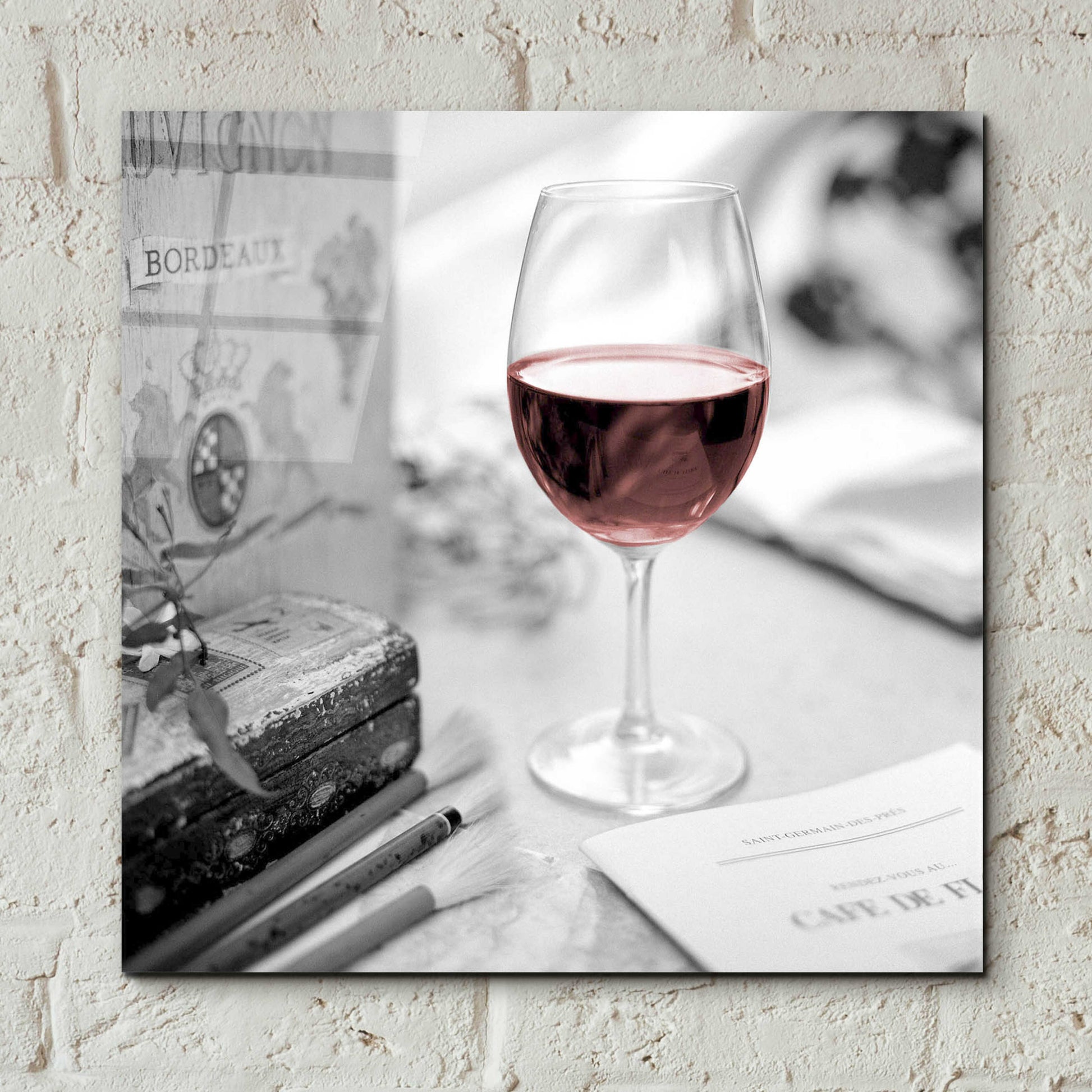 Epic Art 'Vin Rouge' by Alan Blaustein Acrylic Glass Wall Art,12x12