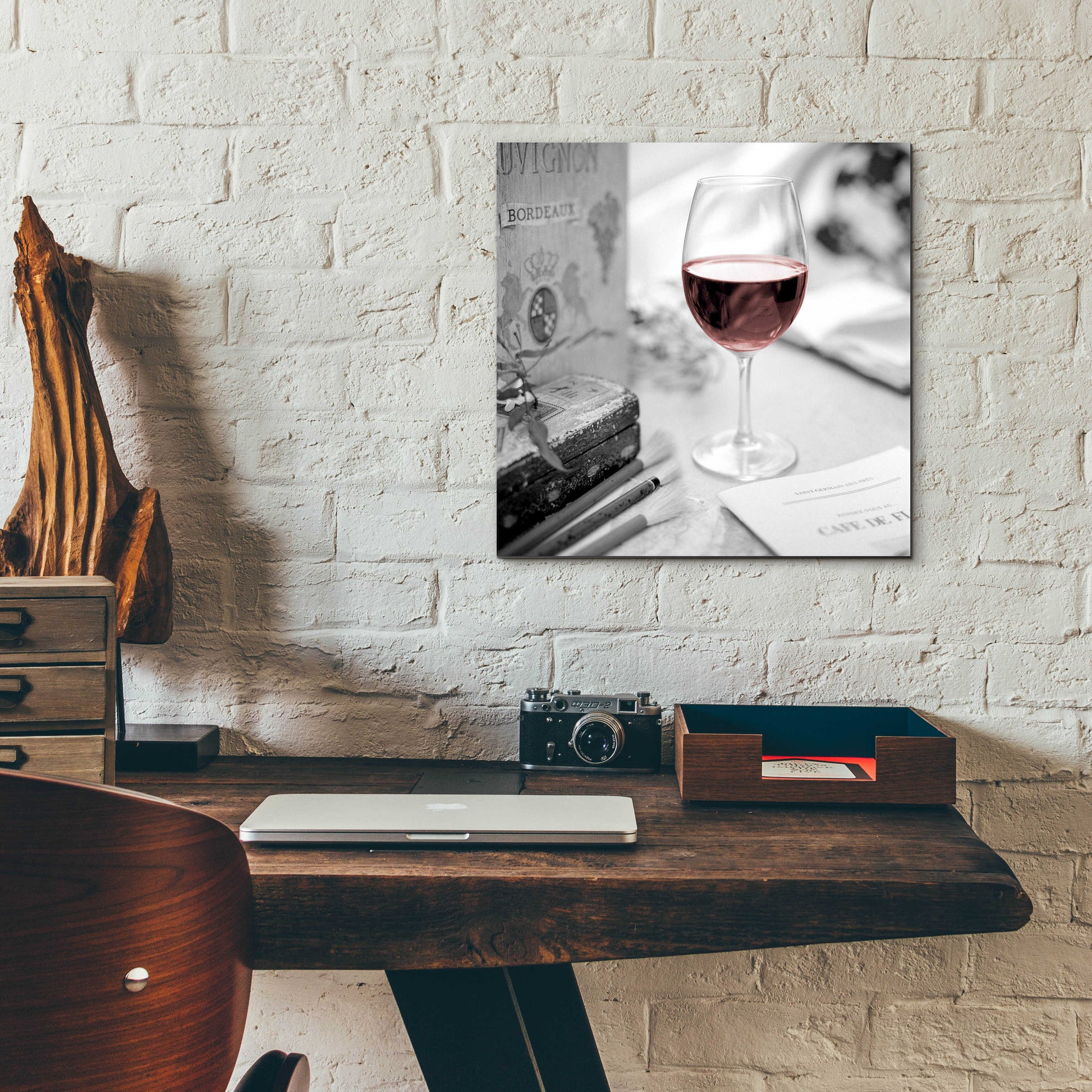 Epic Art 'Vin Rouge' by Alan Blaustein Acrylic Glass Wall Art,12x12