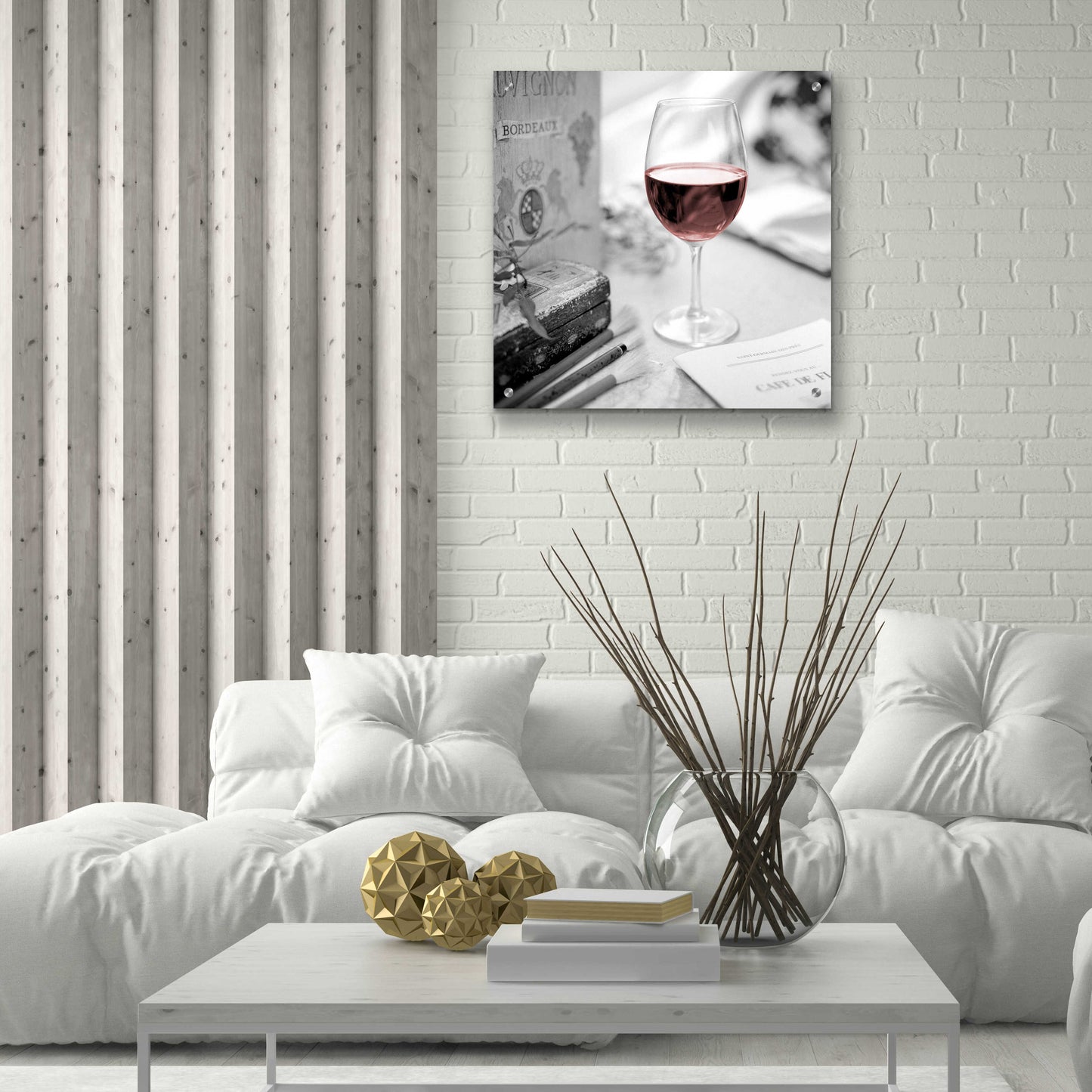 Epic Art 'Vin Rouge' by Alan Blaustein Acrylic Glass Wall Art,24x24