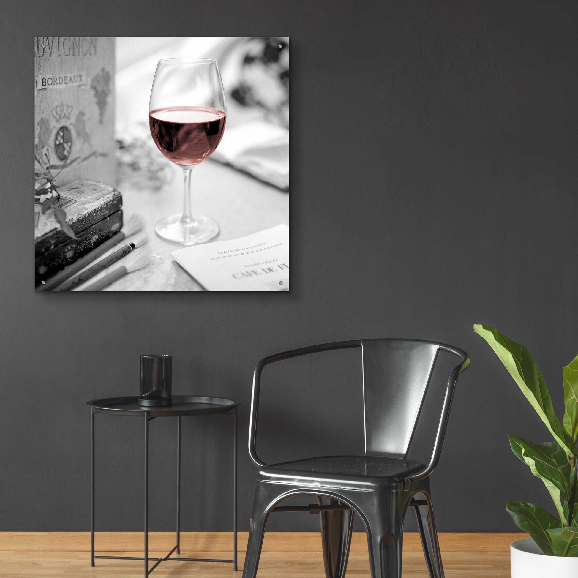 Epic Art 'Vin Rouge' by Alan Blaustein Acrylic Glass Wall Art,36x36