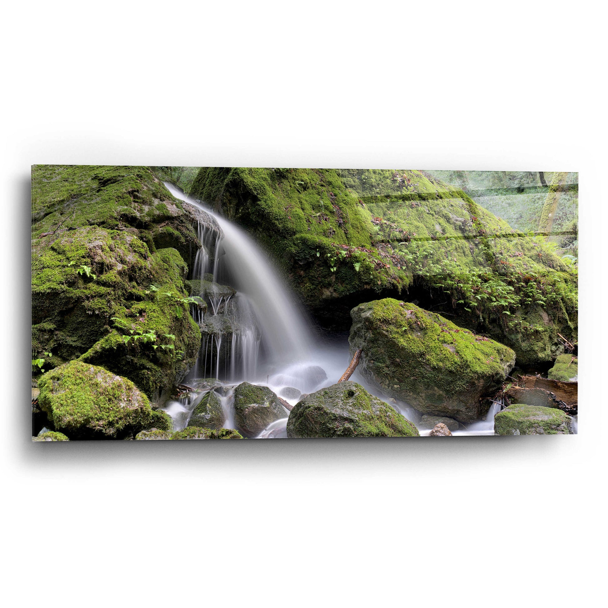 Epic Art 'Canyon Falls No. 13' by Alan Blaustein Acrylic Glass Wall Art,24x12