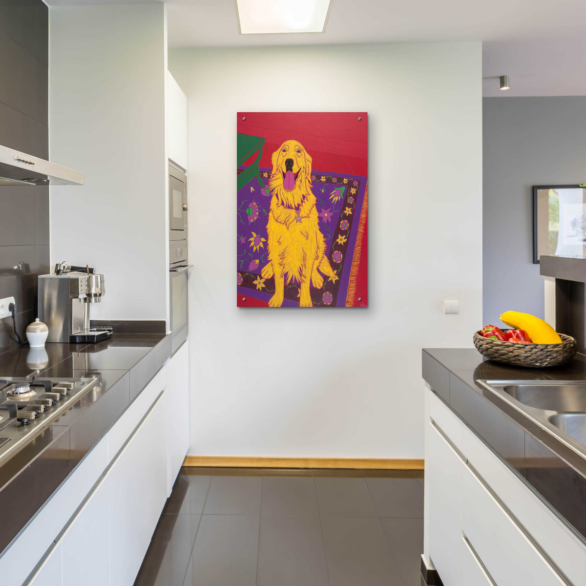 Epic Art 'Bon Vivant' by Angela Bond Acrylic Glass Wall Art,24x36